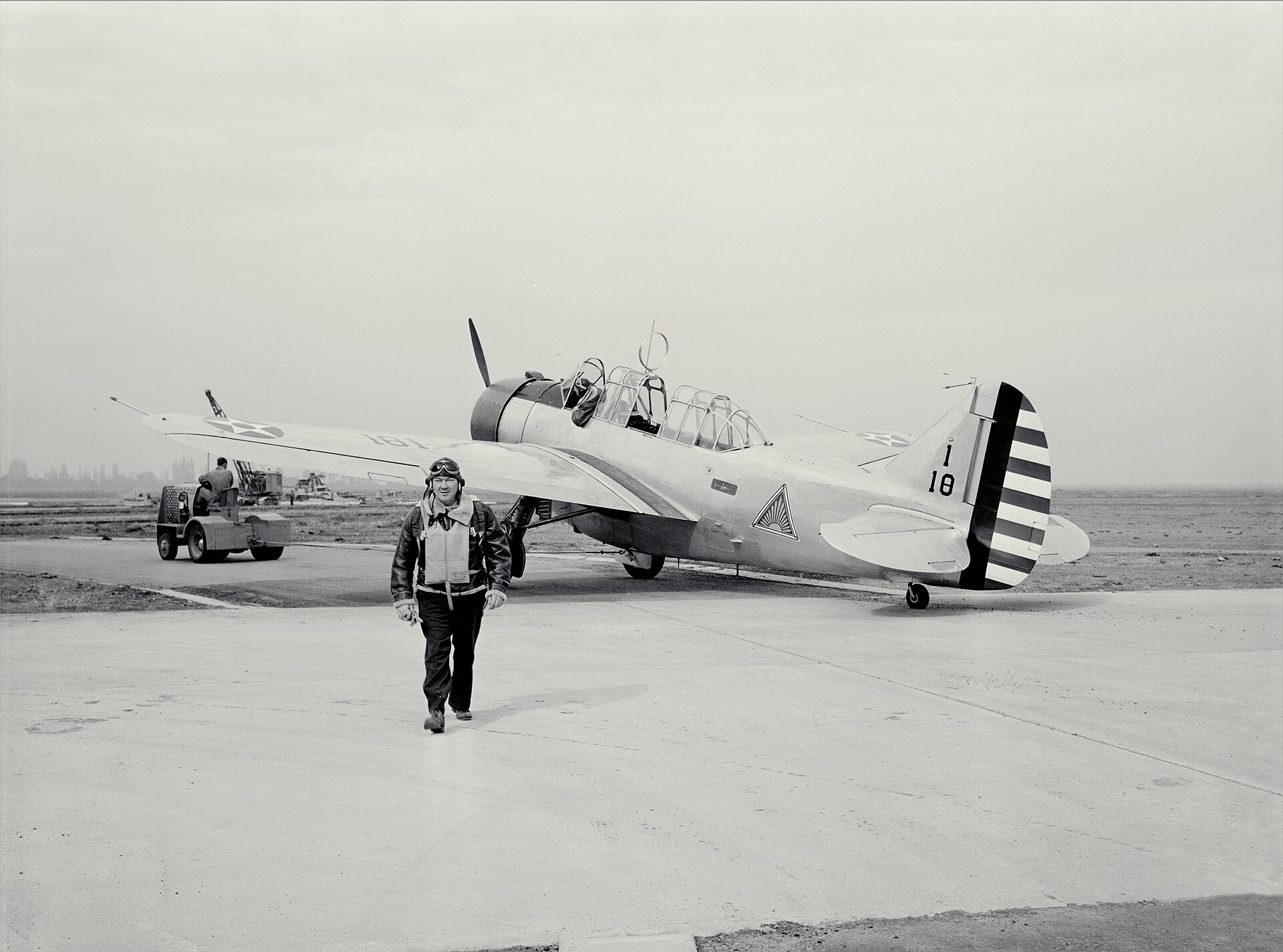North American O-47 observation aircraft
