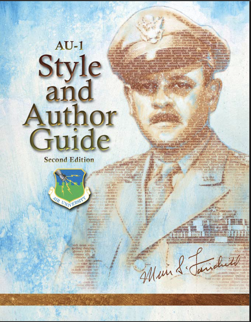Cover of Air University Style and Author Guide